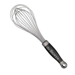 de Buyer 030261030 frusta da cucina Frusta con sfera Polipropilene (PP), Acciaio inox Nero, Acciaio inox