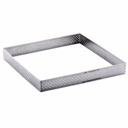 de Buyer 3099.22, Anello per torta, Quadrato, Acciaio inox, Acciaio inox, Francia, 200 mm
