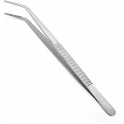 Le Marquier - De Buyer 4239.35 Pinza Punta Gomito di Presentazione Acciaio Inossidabile Grigio 35 cm