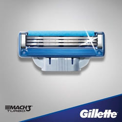 Gillette Mach 3 Turbo lametta 8 pz Uomo