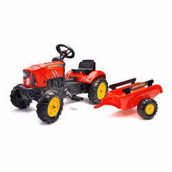 Falk 2030AB, 2 anno/i, 6 ruota(e), Plastica, Acciaio, Rosso, Nero