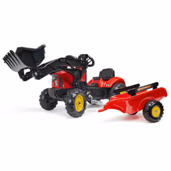 Falk 2030M, 2 anno/i, 4 ruota(e), Plastica, Acciaio, Rosso