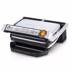 Rowenta GR712D Griglia elettrica intelligente Optigrill+, Nero, Acciaio inox, Acciaio inox, Rettangolare, 600 cm², 300 x 200 ...