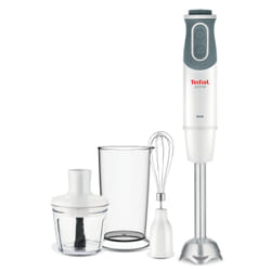 Tefal Optichef HB6431 0,8 L Frullatore ad immersione 800 W Quarzo metallizzato, Bianco