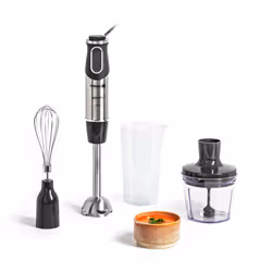 Krups Perfect Mix HZ6568, Frullatore ad immersione, 0,8 L, Funzione PULSE, 1000 W, Nero, Acciaio inox