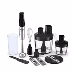 Moulinex INFINYFORCE PRO DD95JD Frullatore a immersione, Frullatore ad immersione, 0,8 L, 1200 W, Nero, Acciaio inox