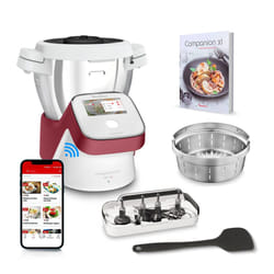Moulinex i-Companion Touch XL HF934510 robot da cucina 1550 W 4,5 L Rosso, Bianco