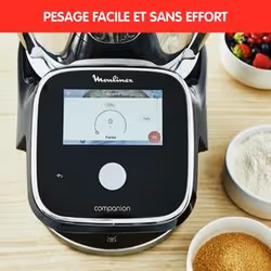 Moulinex I-Companion Touch Pro HF93D810 robot da cucina 1550 W 4,5 L Nero, Acciaio inox - Vista aggiuntiva 5