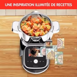 Moulinex I-Companion Touch Pro HF93D810 robot da cucina 1550 W 4,5 L Nero, Acciaio inox - Vista aggiuntiva 6