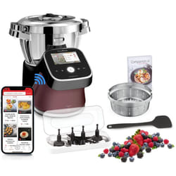 Moulinex - Robot da cucina, 18 modalità, Bilancia integrata, Idee per ricette illimitate, Touch screen facile da usare, App esclusiva gratuita, i