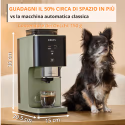 Krups Coffee Crush, Macchina da Caffè Automatica, Design Compatto - Vista aggiuntiva 4