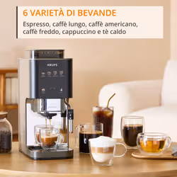 Krups Coffee Crush Experience, Macchina per Caffè Automatica - Vista aggiuntiva 7