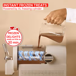 Moulinex Freezi, Gelatiera e Macchina per Bevande Ghiacciate 16-in-1, Golosità Ghiacciate all'Istante - Vista aggiuntiva 3