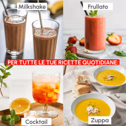 Moulinex Blendforce, Frullatore, 800 W, Miscelazione Rapida e Omogenea, Vaso in Vetro da 1.9L - Vista aggiuntiva 2