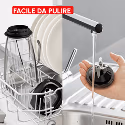Moulinex Blendforce, Frullatore, 800 W, Miscelazione Rapida e Omogenea, Vaso in Vetro da 1.9L - Vista aggiuntiva 5