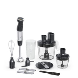 Tefal Quickchef+ HB67G830 frullatore 0,8 L Frullatore ad immersione 1000 W Nero, Acciaio inox