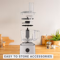 Moulinex FP242B10 robot da cucina 800 W Bianco - Vista aggiuntiva 5