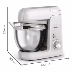 Moulinex Bake Partner Kitchen Machine, Potente planetaria da 1100 W QA521B25
