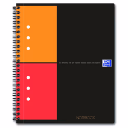 Oxford 100101849, Multicolore, A5, 80 fogli, Carta quadrettata, Universale