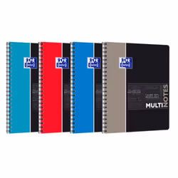 Oxford 400114568, Fantasia, Colori assortiti, A4+, 80 fogli, Lucido, 90 g/m²