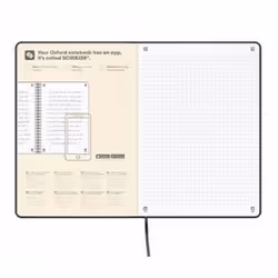 Oxford 400154942 quaderno per scrivere A4 80 fogli Nero - Vista aggiuntiva 5