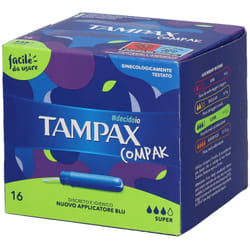 Tampax Compak Super Assorbenti intimi 16 Pezzi