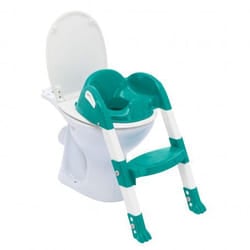 Thermobaby Kiddyloo Coperchio rigido da WC Polipropilene (PP), Gomma termoplastica (TPR) Verde
