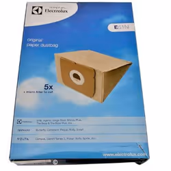 Confezione di 5 sacchetti per polvere + 1 filtro - 119138550 9001955807 9002565449 ES51 - [ASPIRAPOLVERE AEG:] AE3450, AE3450 ...