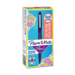 Papermate Flair marcatore Medio Blu 12 pz