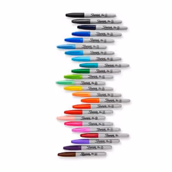 Sharpie Fine evidenziatore 24 pz Punta sottile Nero - Vista aggiuntiva 4