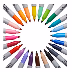 Sharpie Fine evidenziatore 24 pz Punta sottile Nero - Vista aggiuntiva 5