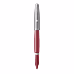 Parker 51, Borgogna, Acciaio inox, Nero, Palladio, Acciaio inox, Fine, Confezione