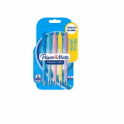 Papermate FlexGrip Ultra Pastel Blu Penna a sfera Medio 5 pz - Vista aggiuntiva 3