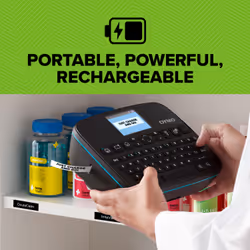 DYMO LabelManager LabelWriter 640CB Portable & Rechargeable Label Maker with Dual Connectivity - 2197370 stampante per etichette (CD) Termica diretta/Trasferimento termico 12 mm/s QWERTY - Vista aggiuntiva 7