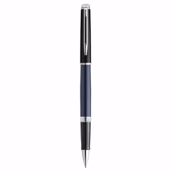 Waterman Hémisphère, Penna retrattile a clip, Nero, Blu, Blu, Laccato, Fine, Ambidestro