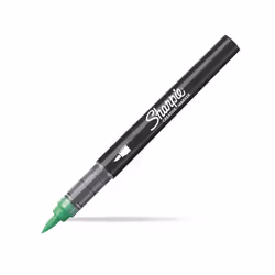 Sharpie 2218124, 1 pz, Verde chiaro, Punta del pennello, Nero, Emrald Green