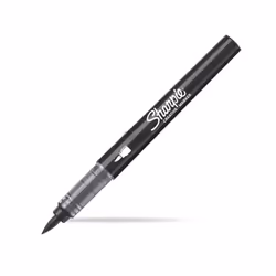 Sharpie 2218069, 1 pz, Nero, Punta del pennello, Nero, Inchiostro a base acrilica