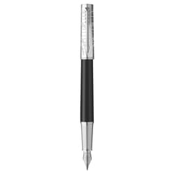 Parker Classic penna stilografica Sistema di riempimento della cartuccia Nero, Cromo 1 pz