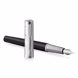Parker Classic penna stilografica Sistema di riempimento della cartuccia Nero, Cromo 1 pz - Vista aggiuntiva 5