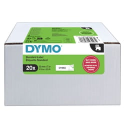 DYMO D1 etichette originali | stampa nera su bianco | 12 mm x 7 mm | etichette autoadesive per etichettatrice LabelManager | 20 pezzi