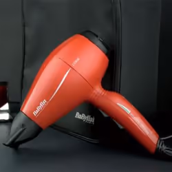 BaByliss 6615E asciuga capelli 2400 W Nero, Rosso