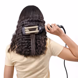 BaByliss EasyWaves Piastra texturizzante Caldo Nero, Argento 1,8 m - Vista aggiuntiva 5