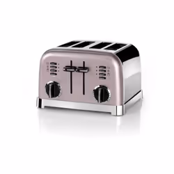Cuisinart CPT180PIE, 4 fetta/e, Nero, Rosa, Acciaio inox, Pulsanti, Manopola, 248 mm, 283 mm, 188 mm