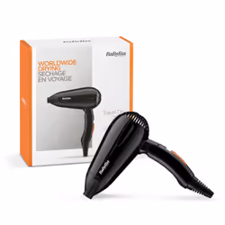 BaByliss Travel Dry 2000 asciuga capelli 2000 W Nero - Vista aggiuntiva 6
