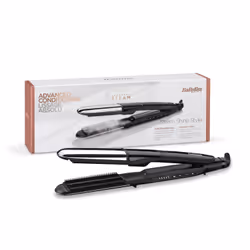BaByliss Steam Mist Styler Piastra per capelli Vapore Nero, Argento 67 W 2,5 m - Vista aggiuntiva 7