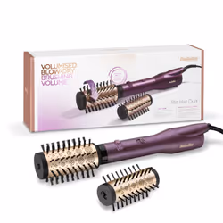 BaByliss Big Hair Dual Spazzola ad aria calda Caldo Nero, Rose Gold, Viola 650 W 2,5 m - Vista aggiuntiva 6