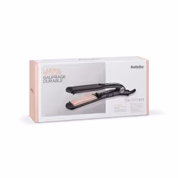BaByliss The Crimper Piastra texturizzante Caldo Nero, Rosa 1,8 m - Vista aggiuntiva 4