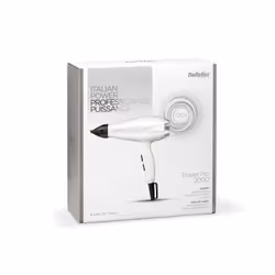 BaByliss 6704WE asciuga capelli 2000 W Nero, Bianco - Vista aggiuntiva 6