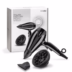 BaByliss Compact Pro 2400 asciuga capelli 2400 W Nero - Vista aggiuntiva 8