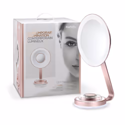 BaByliss LED Beauty Mirror specchietto per trucco Libera installazione Rotondo Rosa - Vista aggiuntiva 5